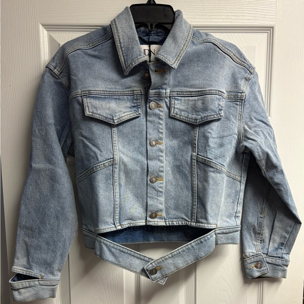NWT LNDN Organic Cotton Denim Jacket Size Large